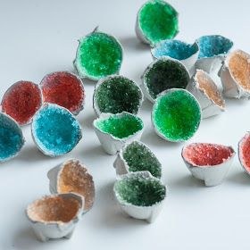 Summer Craft: Egg Carton Geodes